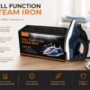 electric steam iron – efficient fabric care