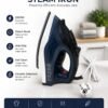 electric steam iron – efficient fabric care