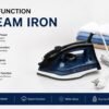 electric steam iron – efficient fabric care