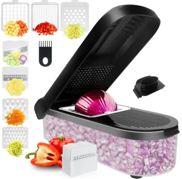 multi function manual vegetable chopper & slicer
