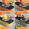 multi function manual vegetable chopper & slicer