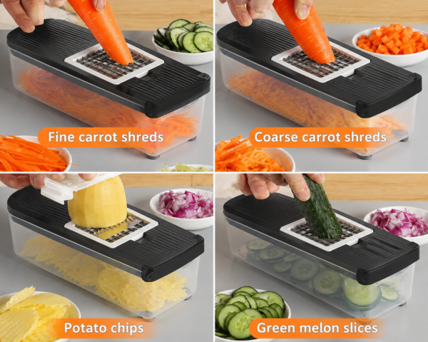 multi function manual vegetable chopper & slicer