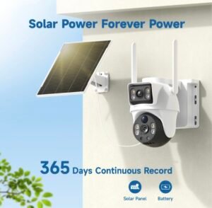 solar powered security camera – wi fi outdoor surveillance camera