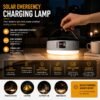 solar rechargeable lamp – portable solar light with mobile charger
