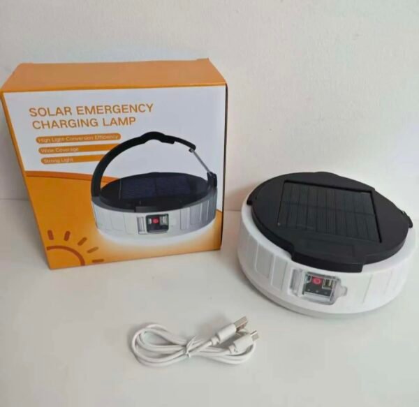 solar rechargeable lamp – portable solar light with mobile charger