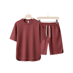 men’s premium casual short set – t shirt & shorts (pre order)