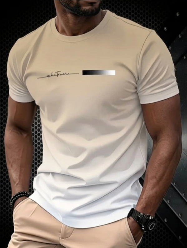 men’s premium slim fit t shirt – minimalist modern style