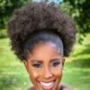 afro puff ponytail synthetic hair extension