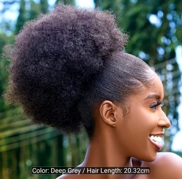 afro puff ponytail synthetic hair extension