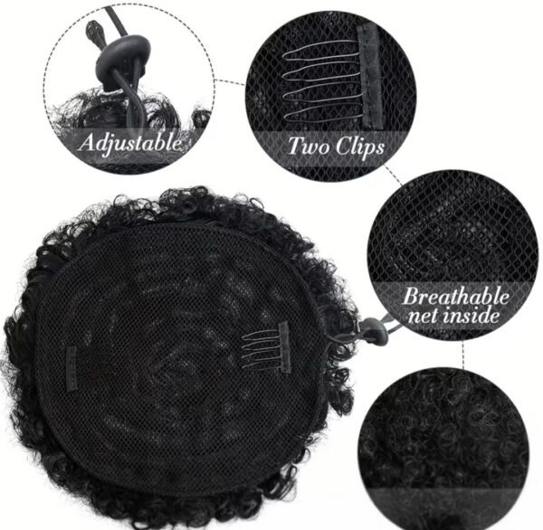 afro puff ponytail synthetic hair extension