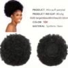 afro puff ponytail synthetic hair extension