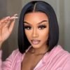 sleek classic bob synthetic wig