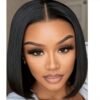 sleek classic bob synthetic wig