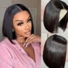 sleek classic bob synthetic wig
